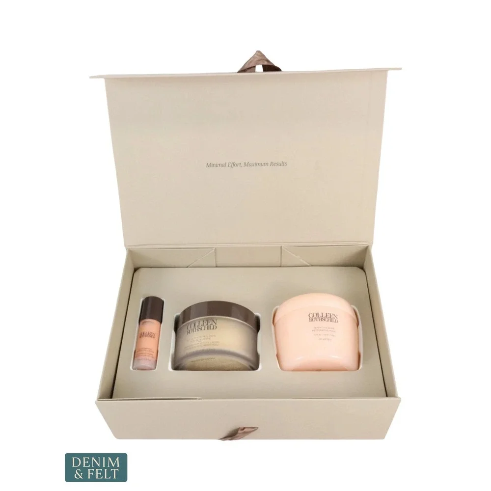 NEW Colleen Rothschild The Icons‎ Beauty Gift Set Glycolic Pads Hair Mask Eye